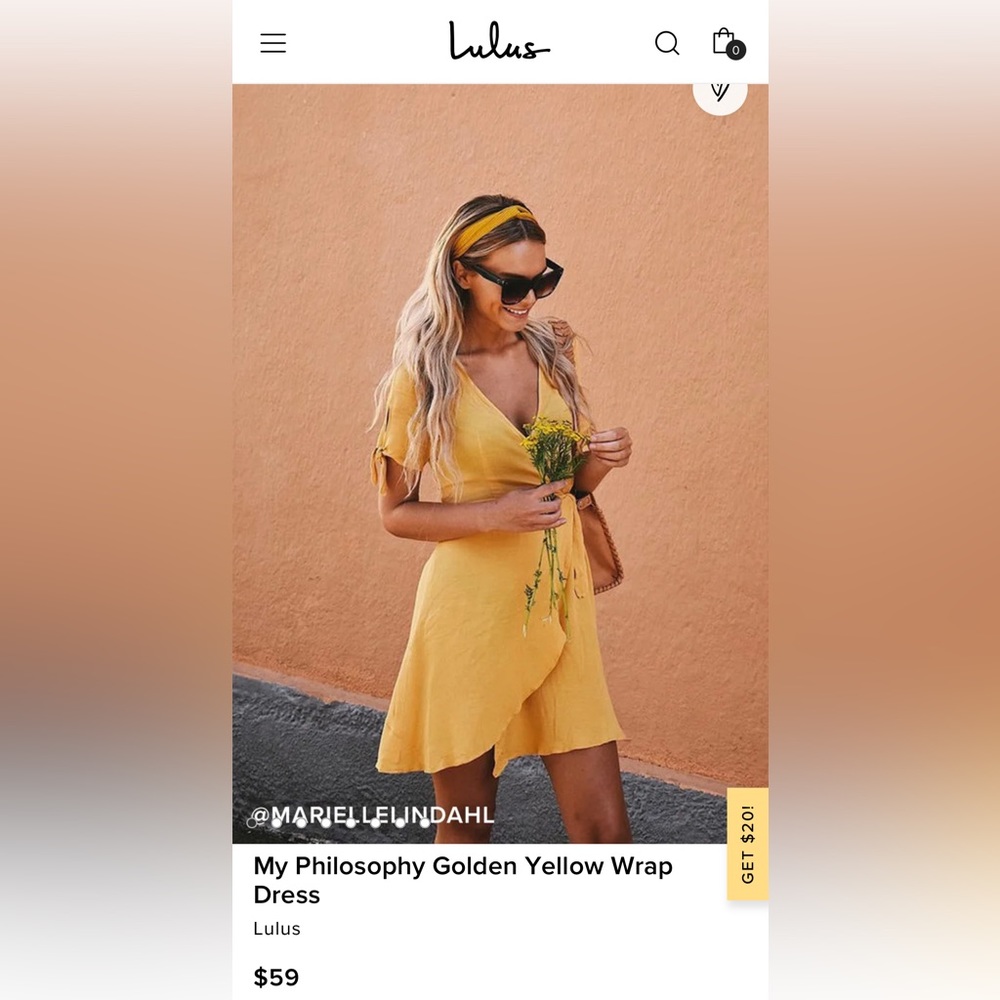 Yellow sun dress